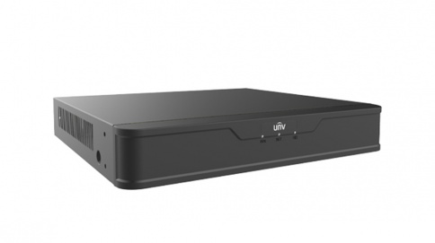 UNV ბრენდის 4 არხიანი IP ვიდეო ჩამწერი NVR - 1 მყარი დისკი, 4 PoE პორტი - Easy სერია