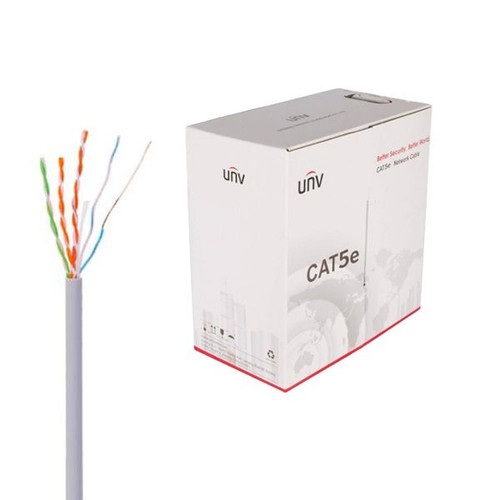ქსელი კაბელი UNV UTP CAT5 100% სპილენძი შიდა გამოყენება (305m)