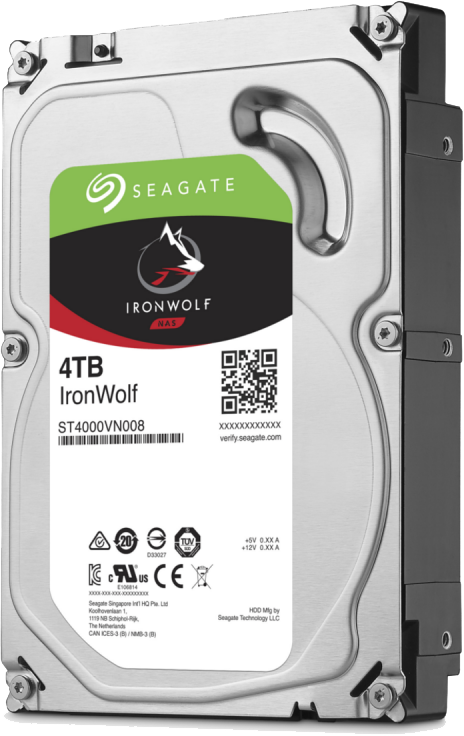 NAS მყარი დისკი Seagate IronWolf 4TB NAS SATA HDD
