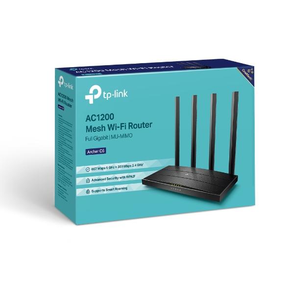 Archer C6 End of Life AC1200 Wireless MU-MIMO Gigabit Router