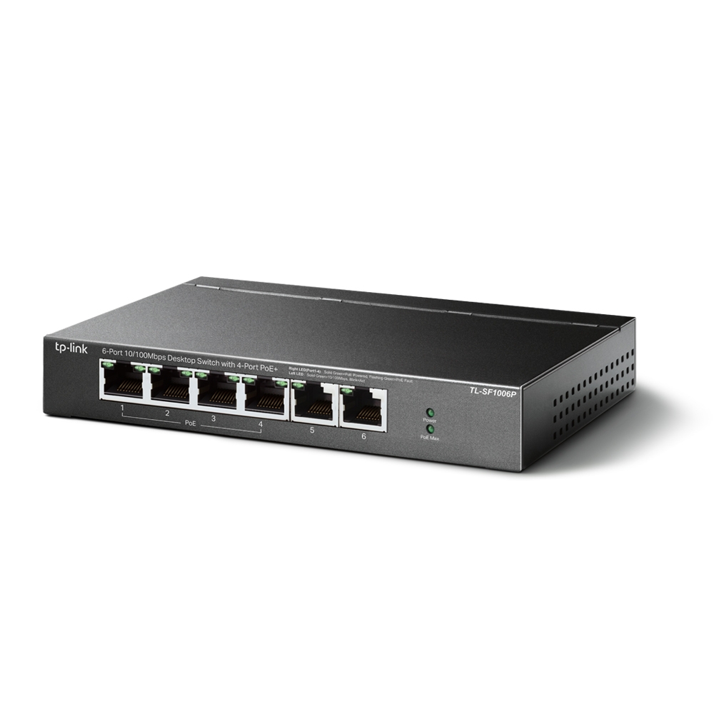 TL-SF1006P Hot Buys 6-Port 10/100Mbps Desktop PoE Switch with 4-Port